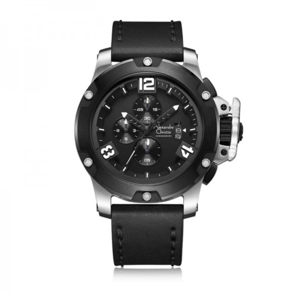 Alexandre Christie AC 6295 Silver Black MCLTBBA Alexandre Christie AC 6295 Silver Black MCLTBBA